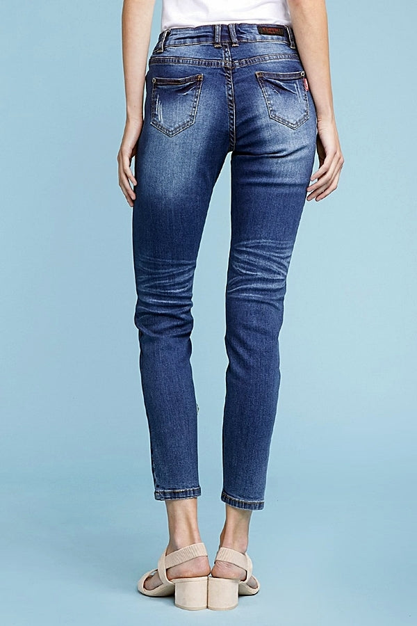 Cropped Premium Cotton denim Jeans - Shop Cancelled Goods