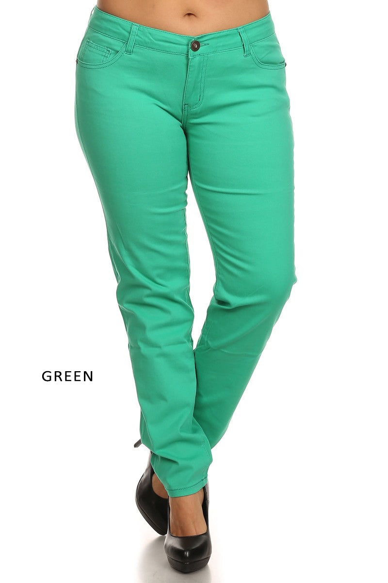 Plus Size Cotton Stretch Pants - Shop Cancelled Goods