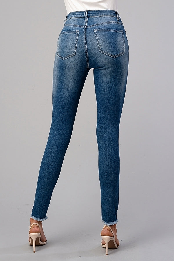 American Blue - Women's Distressed skinny denim Jeans - Shop Cancelled Goods