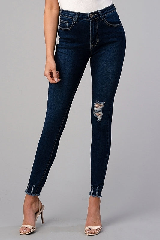 American Blue - Women Distressed denim skinny Jeans - Shop Cancelled Goods