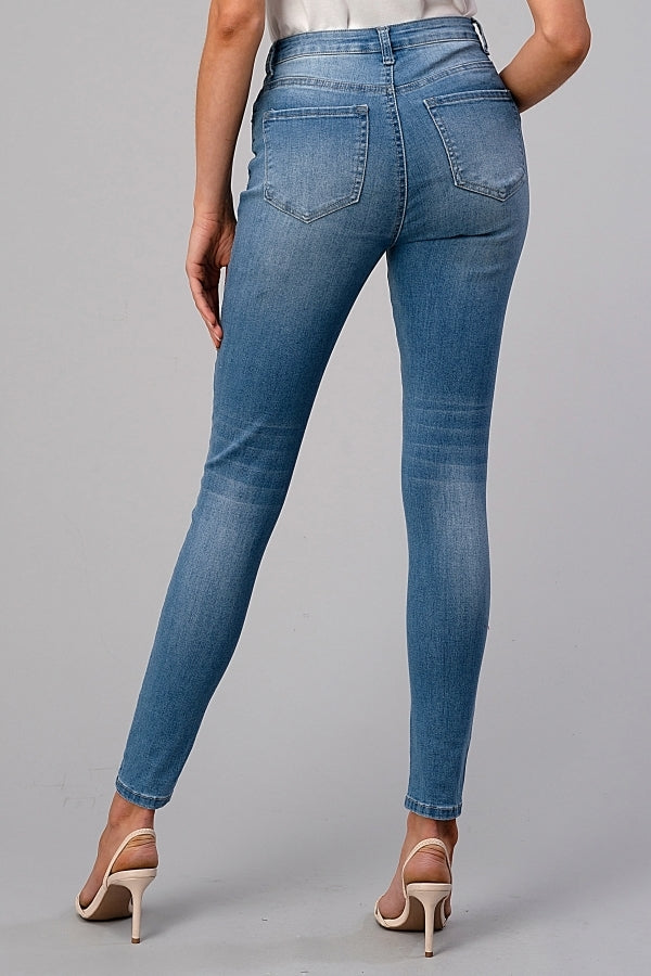 American Blue - Women's denim Distressed skinny Jeans - Shop Cancelled Goods