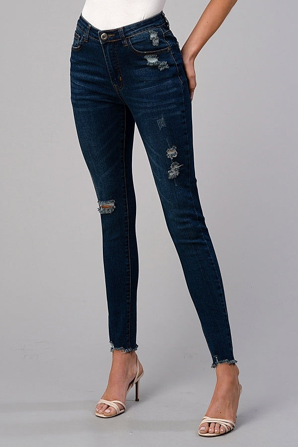 American Blue - Women's Distressed skinny denim Jeans - Shop Cancelled Goods