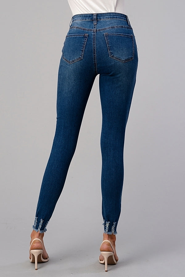 American Blue - Women's Distressed Denim skinny Jeans - Shop Cancelled Goods