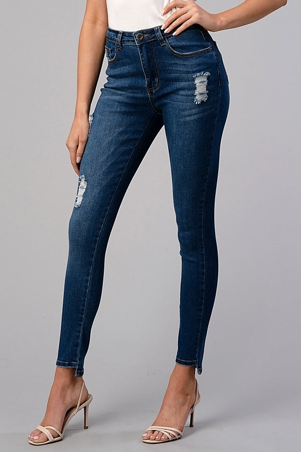 American Blue - Women's Distressed skinny Denim Jeans - Shop Cancelled Goods